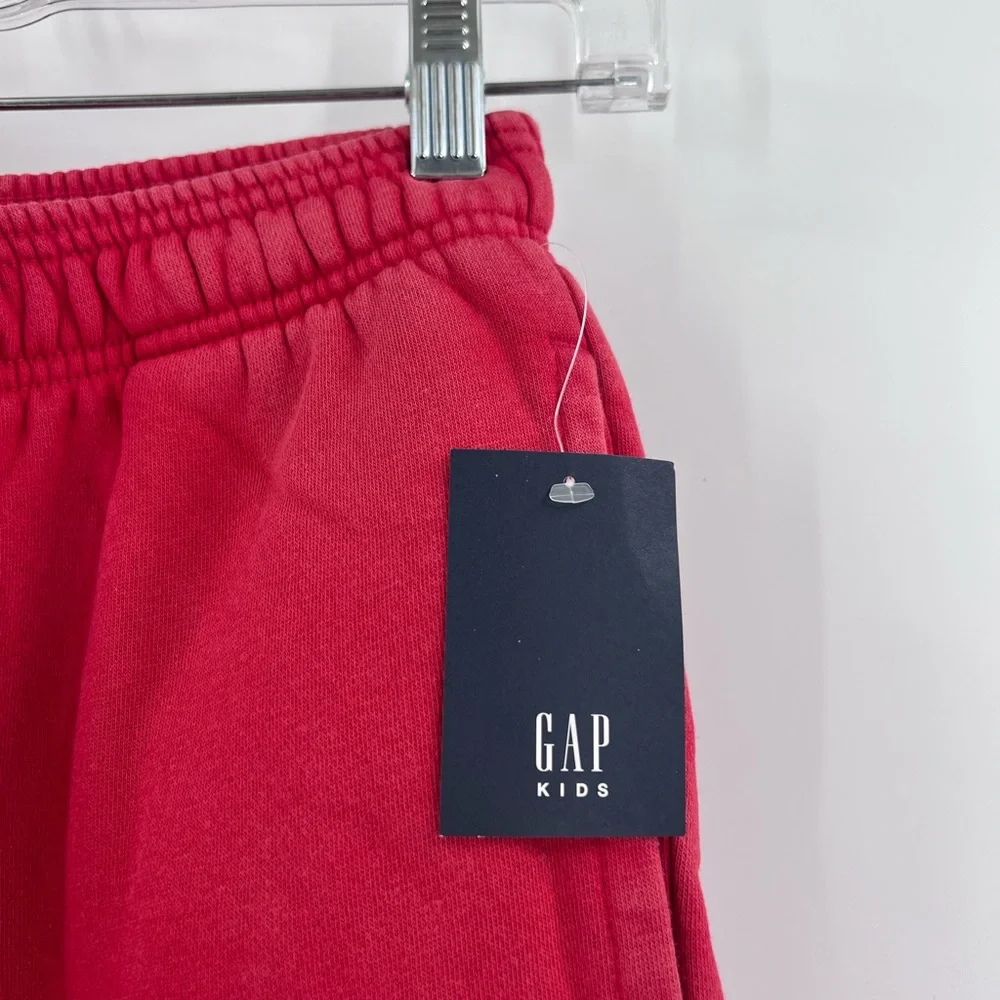 Gap Kids VintageSoft Relaxed Joggers red medium size 8